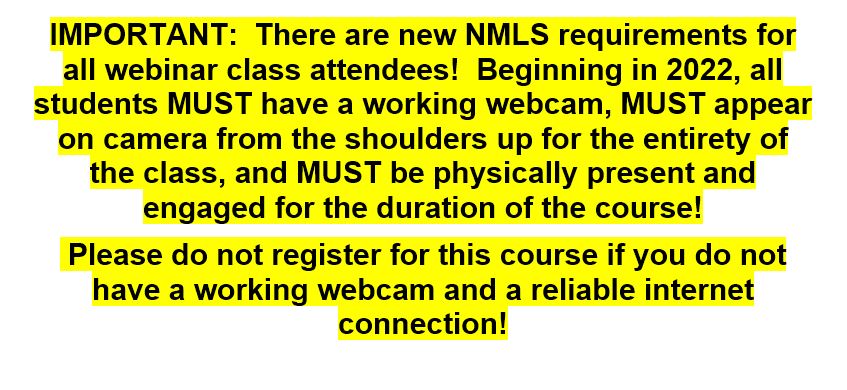 webinar requirements